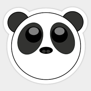 Bubble Panda Sticker